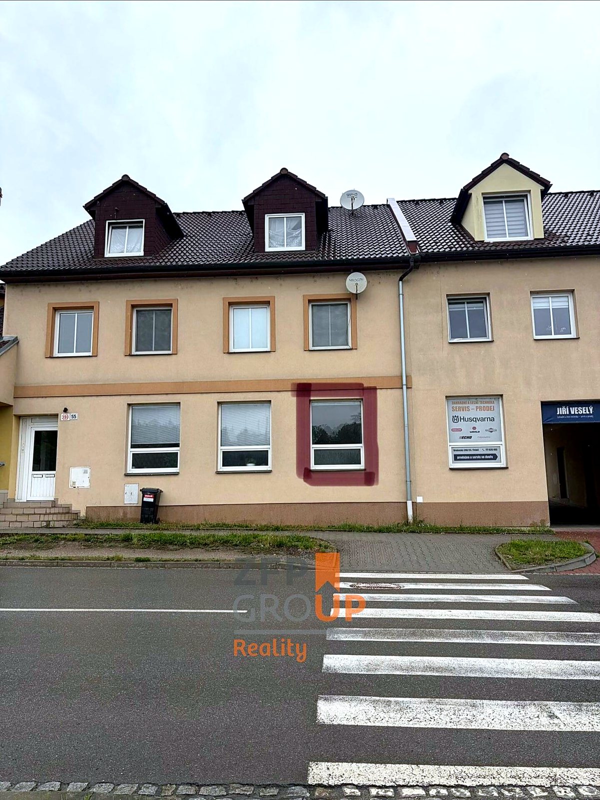 Pronájem bytu 2+kk Třebíč, Nové Město – bytový dům